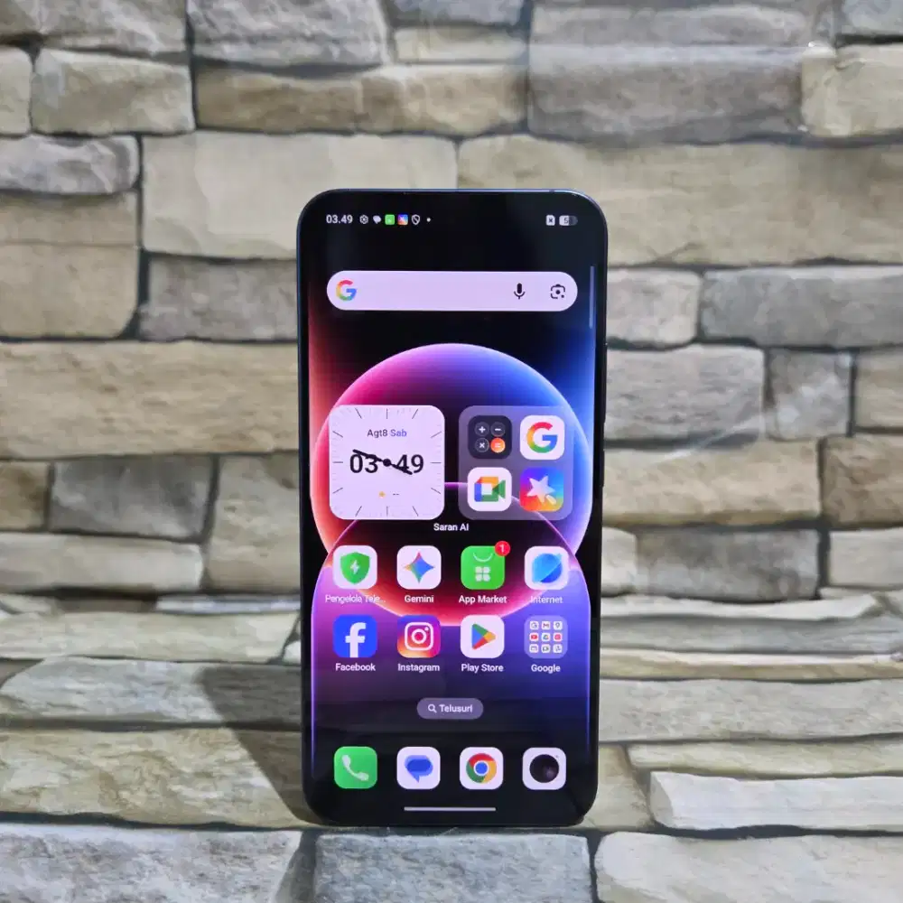 Oppo Reno 15 5G 12/256 kelengkapan hp aja/batangan segel mulus 98%