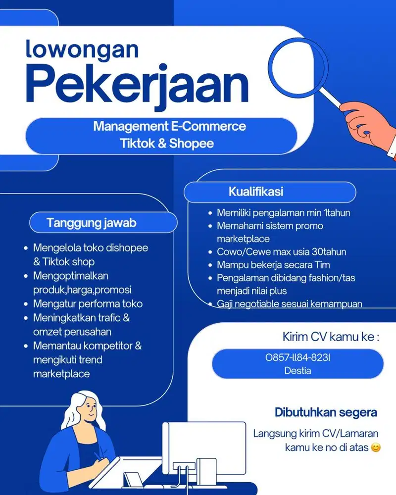 Lowongan pekerja management