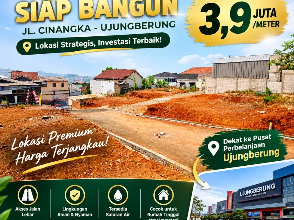 Rp3,9 Juta/m² di Ujungberung? Jangan Sampai Nyesel Karena Keburu Naik!