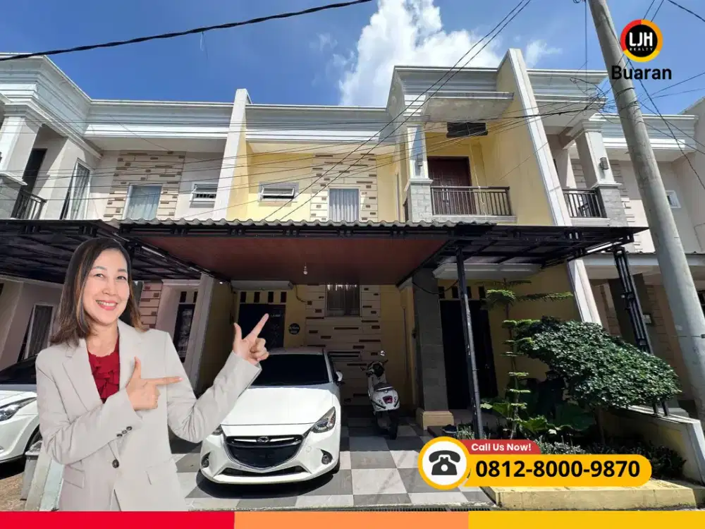 Dijual Rumah 2 Lantai Dalam Cluster Jatiwaringin Pondok Gede Bekasi