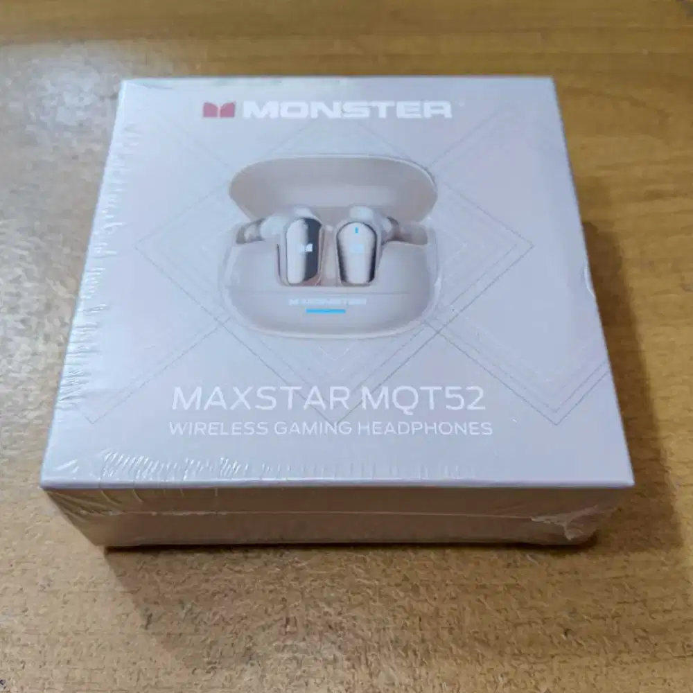 TWS Monster MQT52 Super Bass Bluetooth Gaming Earbuds Earphone