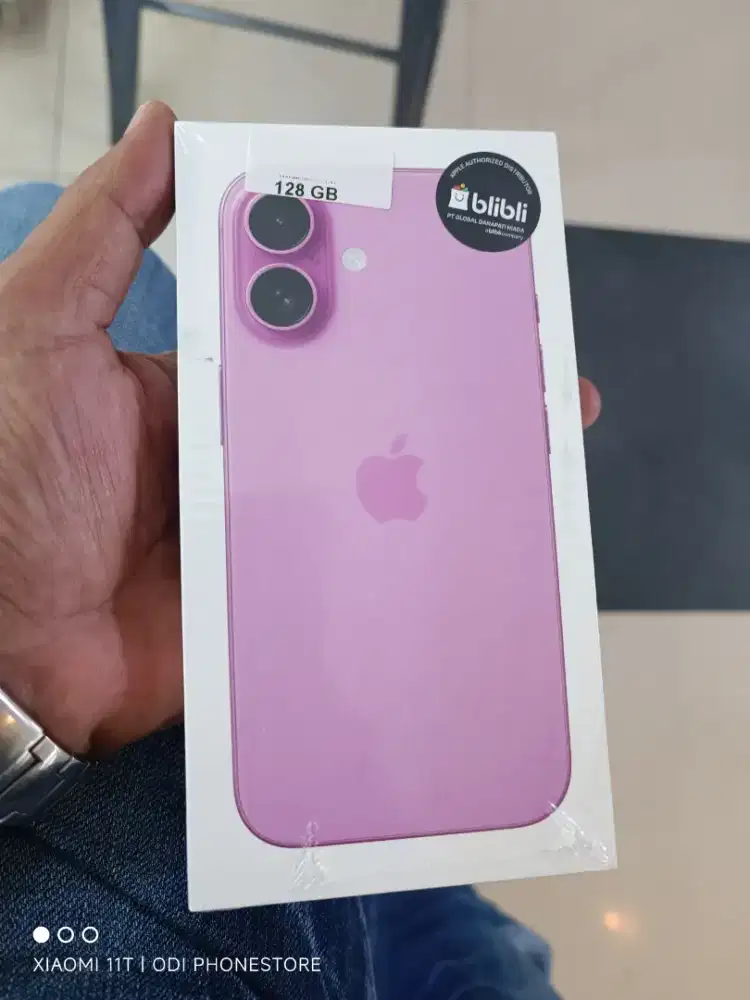 Hp baru segel garansi resmi ibox iPhone 16 128 gb