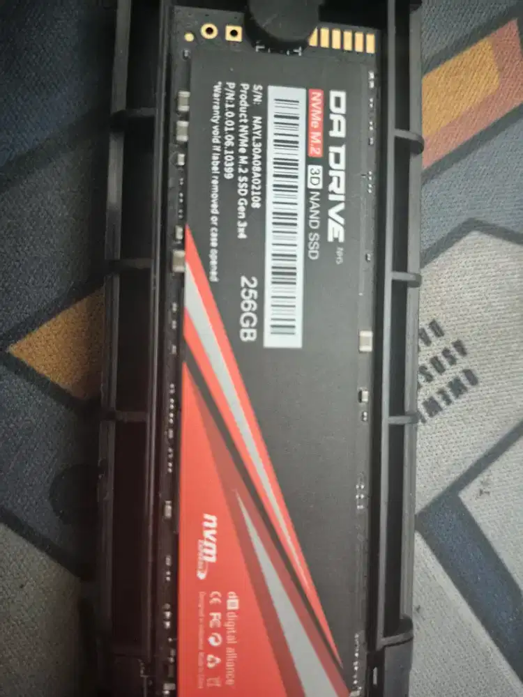 SSD NVMe DA 256GB