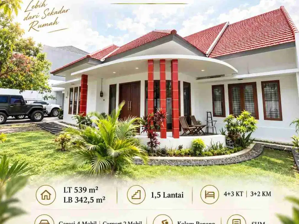 Rumah Terawat Sayap Gatot Subroto Dekat Buah Batu Bandung