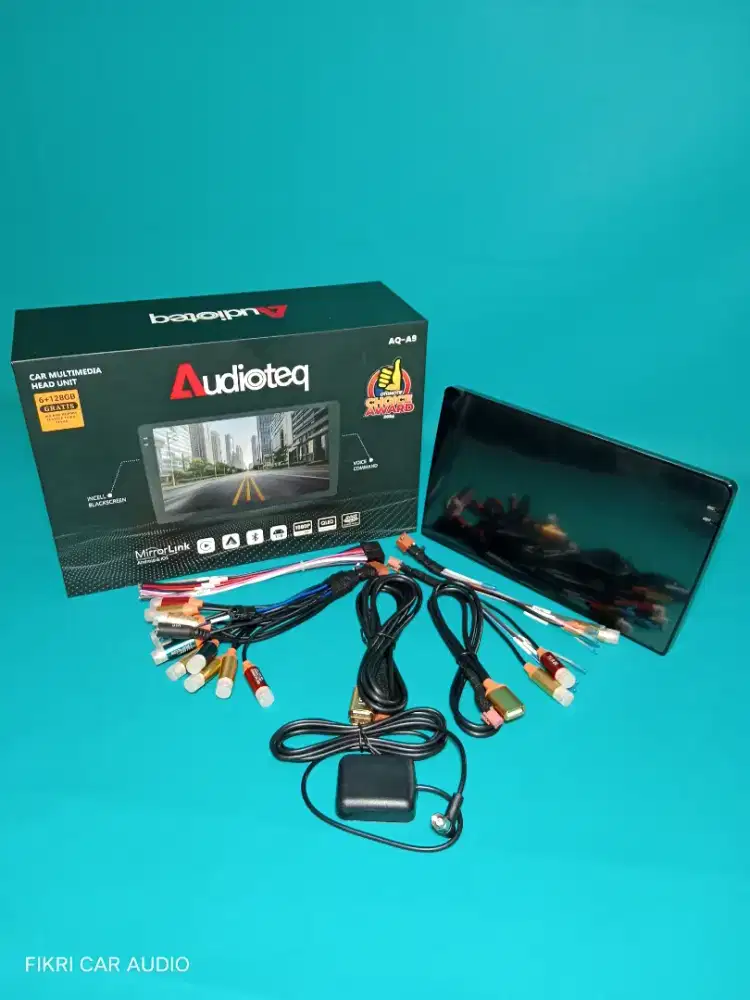 Head Unit Android Audioteq AQ-A9 OS13 9 Carplay 6GB/128GB QLED 360
