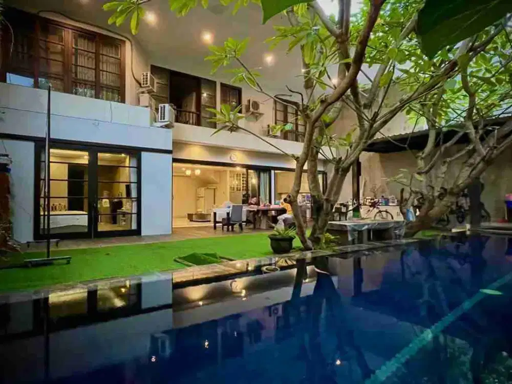 di jual rumah semi villa di Tukad musi renon