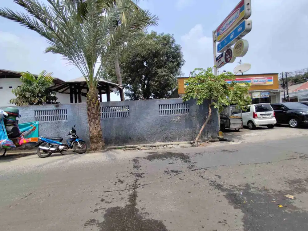 Tanah Plus Ruko Jaka Sampurna Bekasi 733 m2 SHM 7 Juta/m2 Cocok Usaha