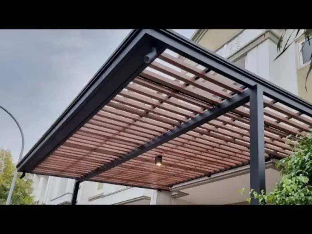 Kanopi ragka hollow atap upvc alderon single