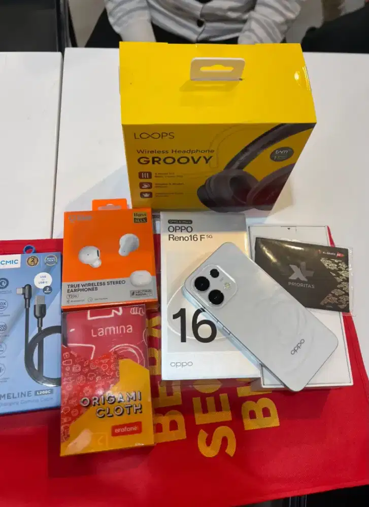 CHASBACK BESAR BESARAN DARI PRODUK  OPPO RENO 16F 8/256GB + Bonus