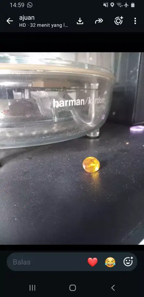 Yellow safir dikit baret