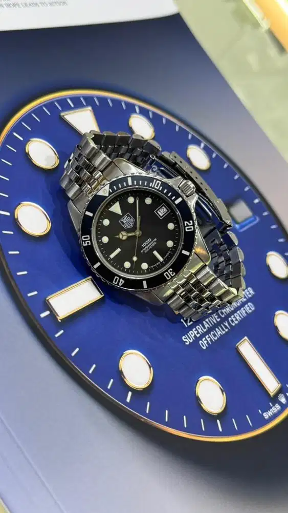Tag Heuer Professional 1000 Black