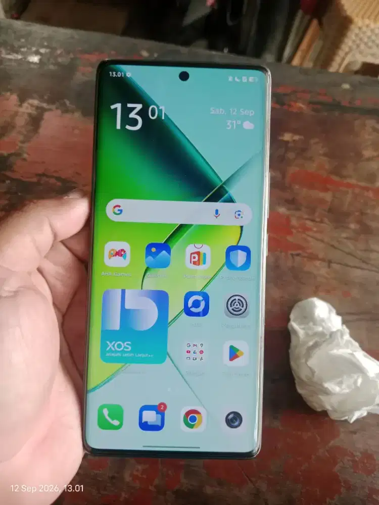 Infinix Note 40 Pro 5G ram 8/256gb fullset nominus pemakaian ajah