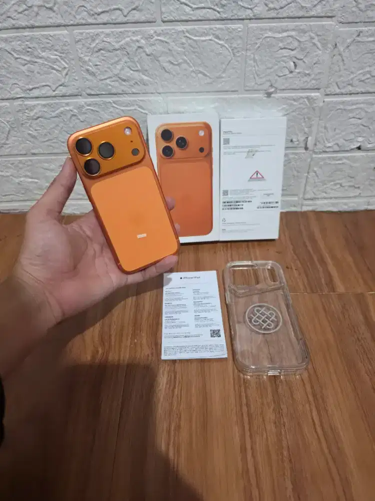 Iphone 17 pro 256gb Ibox orange resmi on panjang