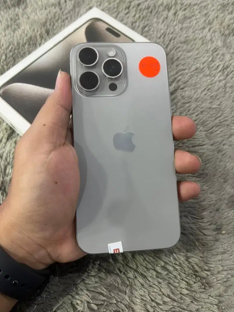 Iphone 15 pro max 256gb natural mulus fullset