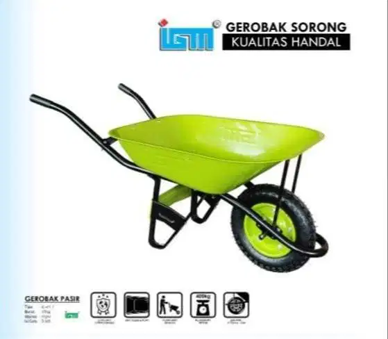 Gerobak sorong proyek bangunn merk IGM bahan tebal