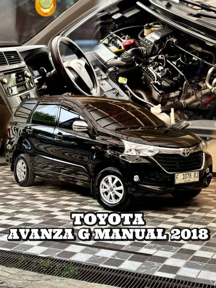 Toyota Avanza G 1.3 MT Manual 2018 Tangan Pertama dari Baru