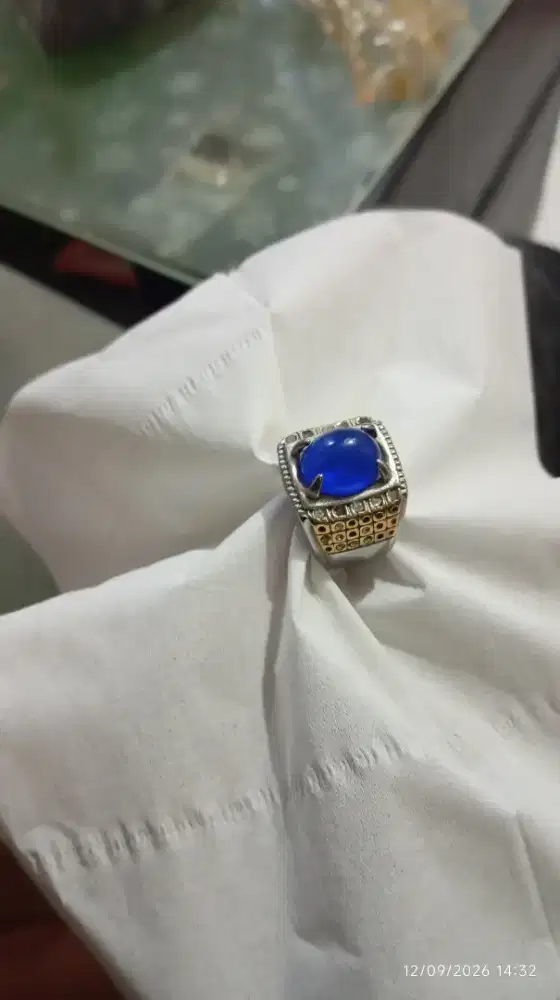 Cincin no 7 batu biru mizone