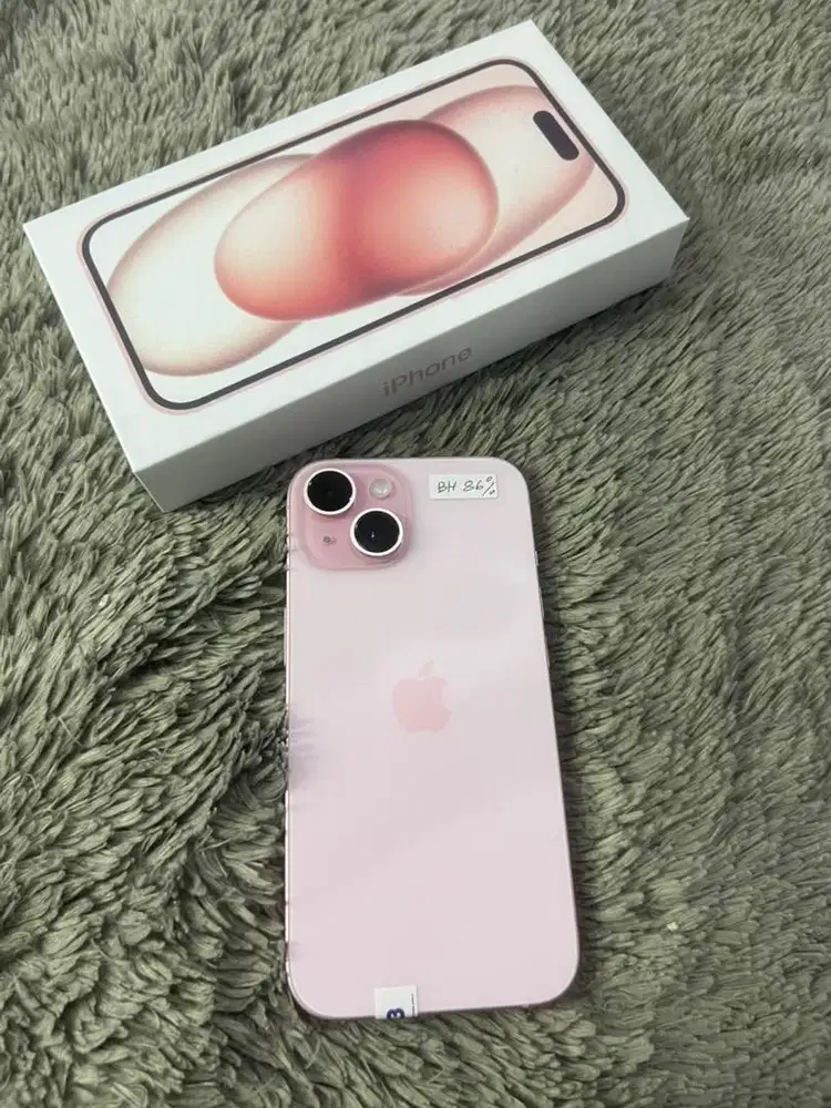 Iphone 15 128gb ibox fullset mulus pink