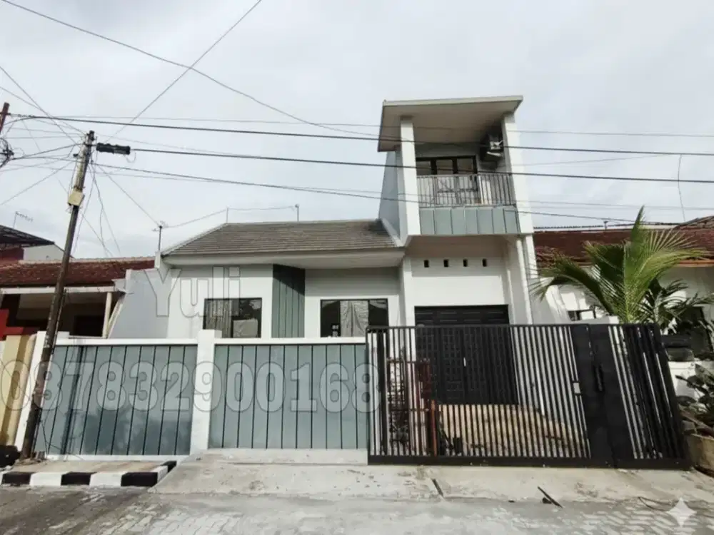 Dijual dan Disewakan Rumah Tingkat 1,5 Lantai Baru Selesai Renovasi di Pondok Indraprasta, Semarang