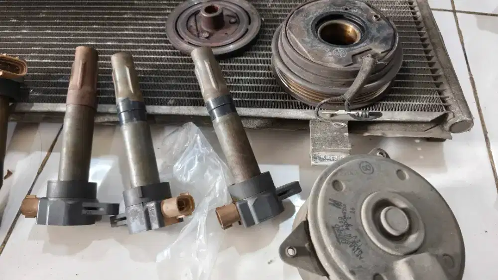 Sparepart Ertiga Kondesor, koil,  magnetic cluth