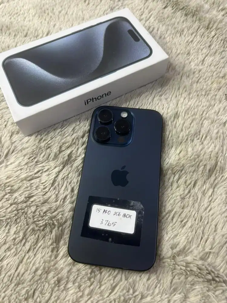Iphone 15 pro 256gb ibox fullset mulus murah