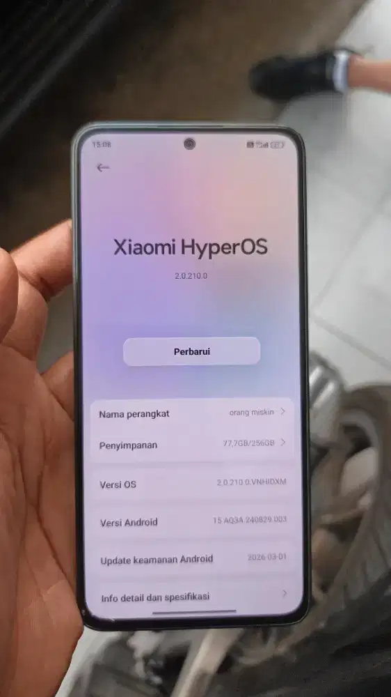 Redmi Not 13, second