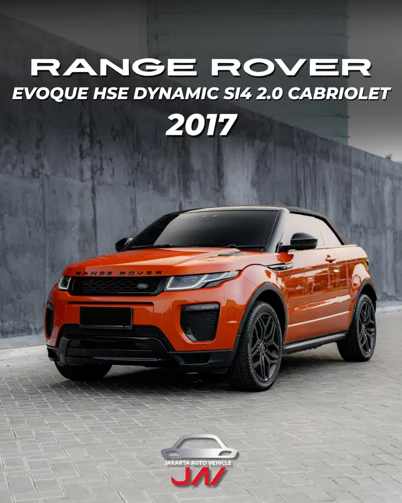 RANGE ROVER EVOQUE HSE DYNAMIC SI4 2.0 CABRIOLET 2017 / LOW ODO