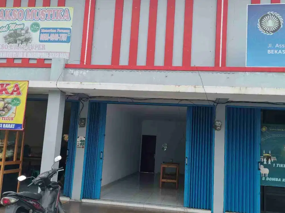 Disewakan Ruko 1 Lantai Strategis Di Jl. Assyafiiah Jakasampurna Bekasi Barat Pembayaran per 6 bulan