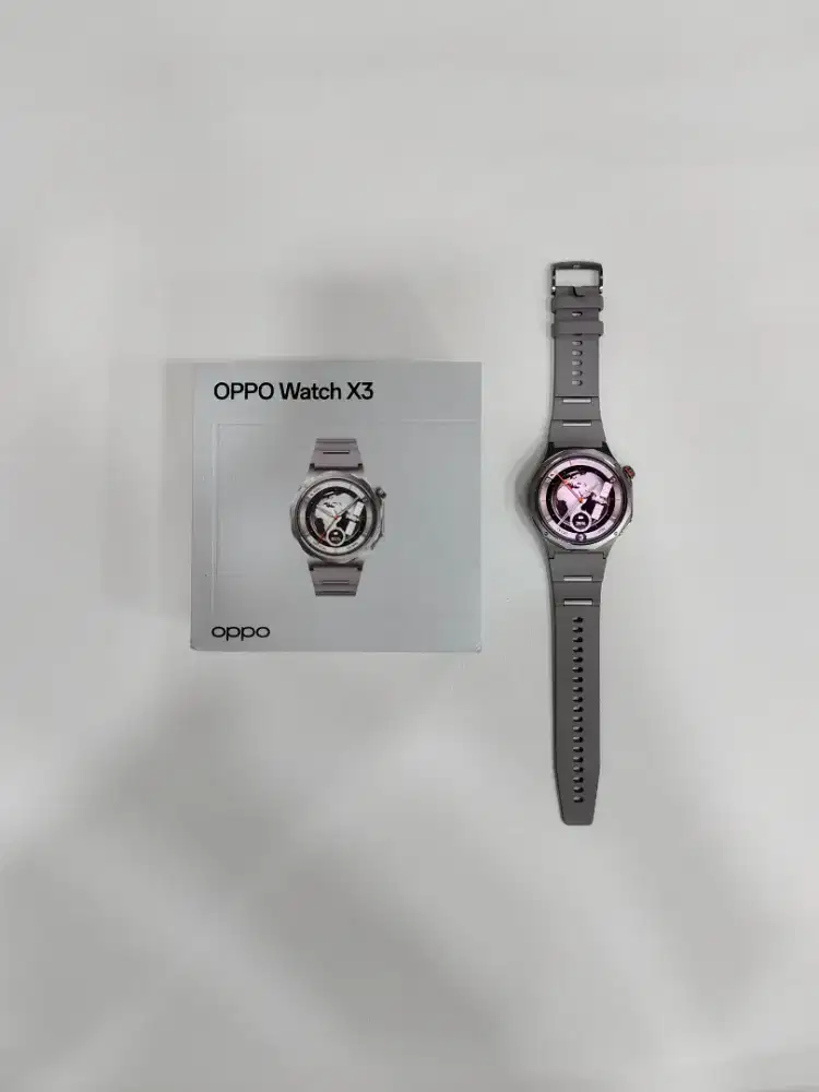 ( Second ) OPPO Watch X3 47mm Titanium | Fullset | Mulus