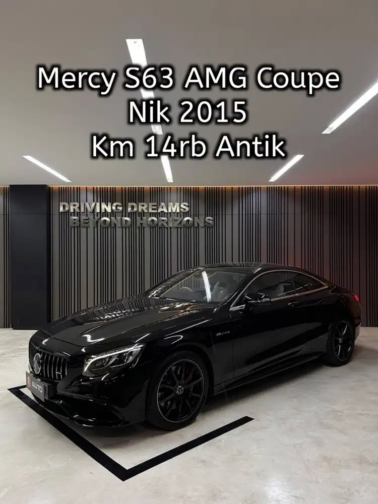Mercedes Benz S63 AMG Coupe 2015 Hitam B63TOY Km14rb