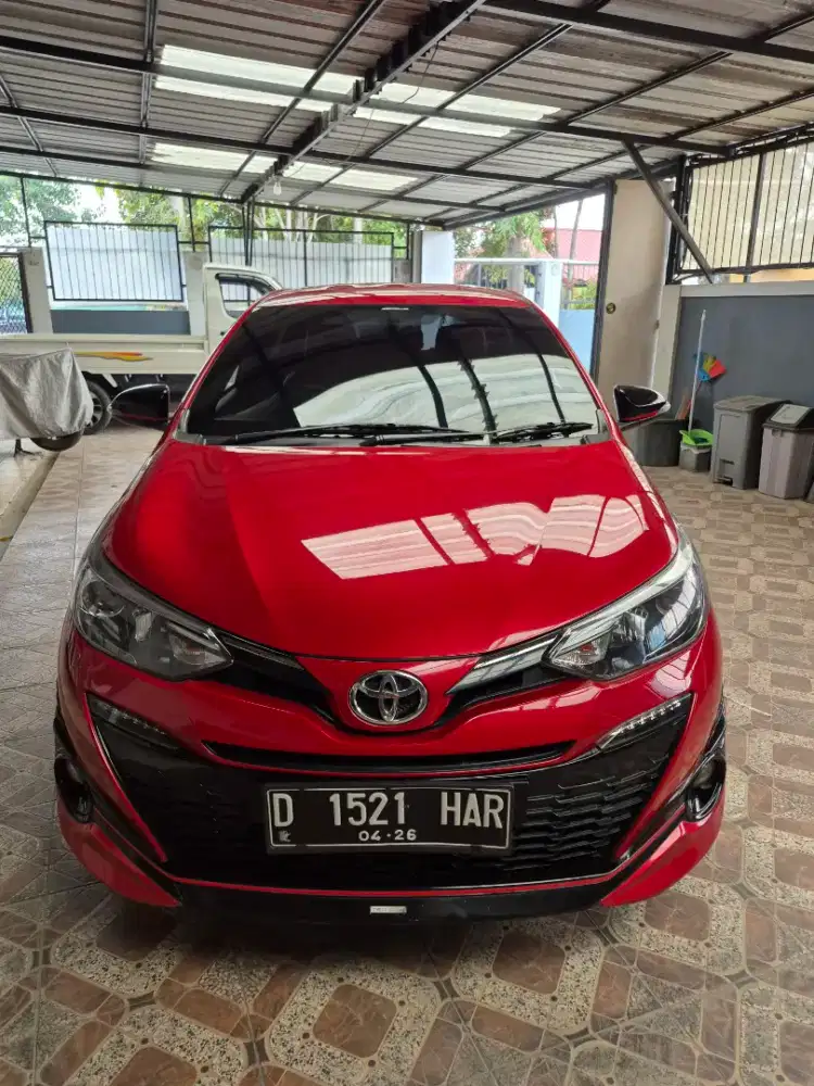 Yaris trd 2019 merah
