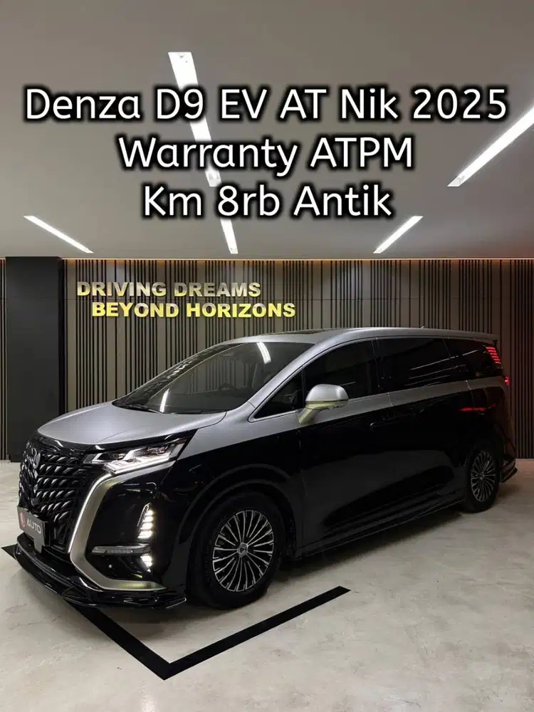 Denza D9 EV AT 2025 Putih Stiker Hitam Silver Km8rb B10LAW