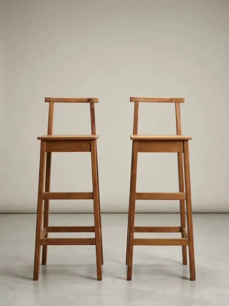 kursi bar kayu jati