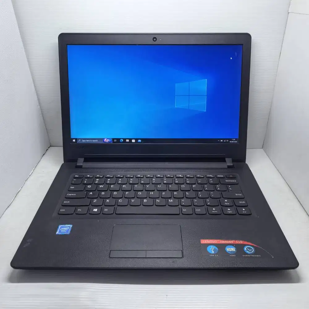 LAPTOP SEKOLAH LENOVO IDEAPAD 110 4/128 SSD 14 INCH NO MINUS FULL APLI