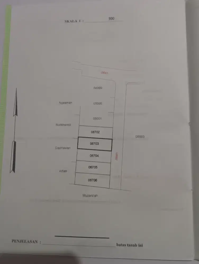 BU dijual murah, tanah 120m² SHM