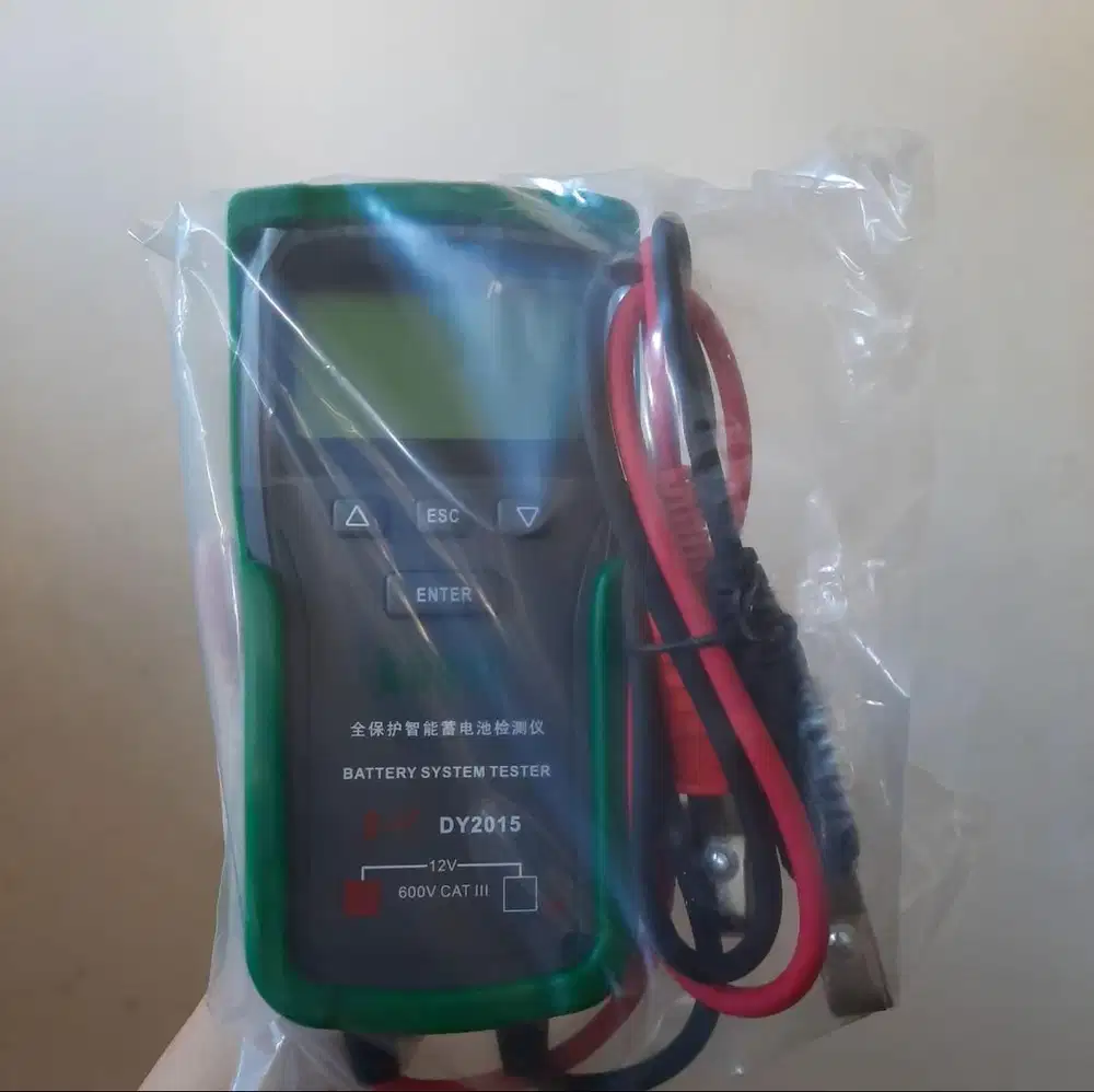 TESTER AKI / TESTER BATERAI 12V DIGITAL DUOYI