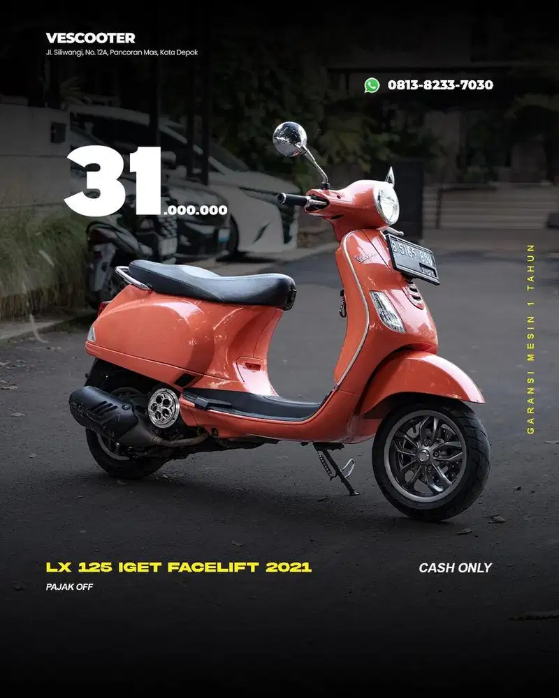 VESPA LX 125 IGET FACELIFT 2021