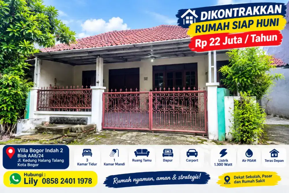 Di Kontrak Rumah Siap Huni