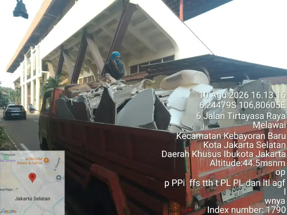 Jasa buang puing dan sampah