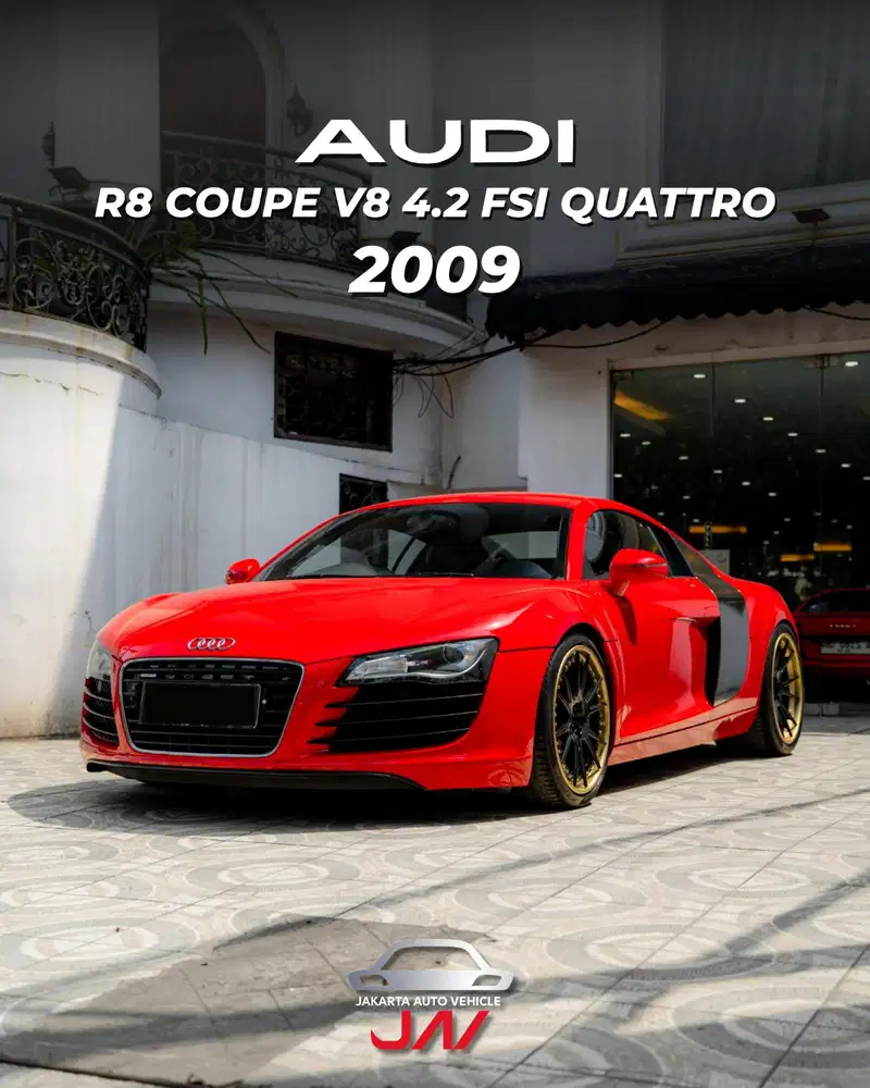 AUDI R8 COUPE V8 4.2 FSI QUATTRO 2009 / LOW ODO / LIKE NEW