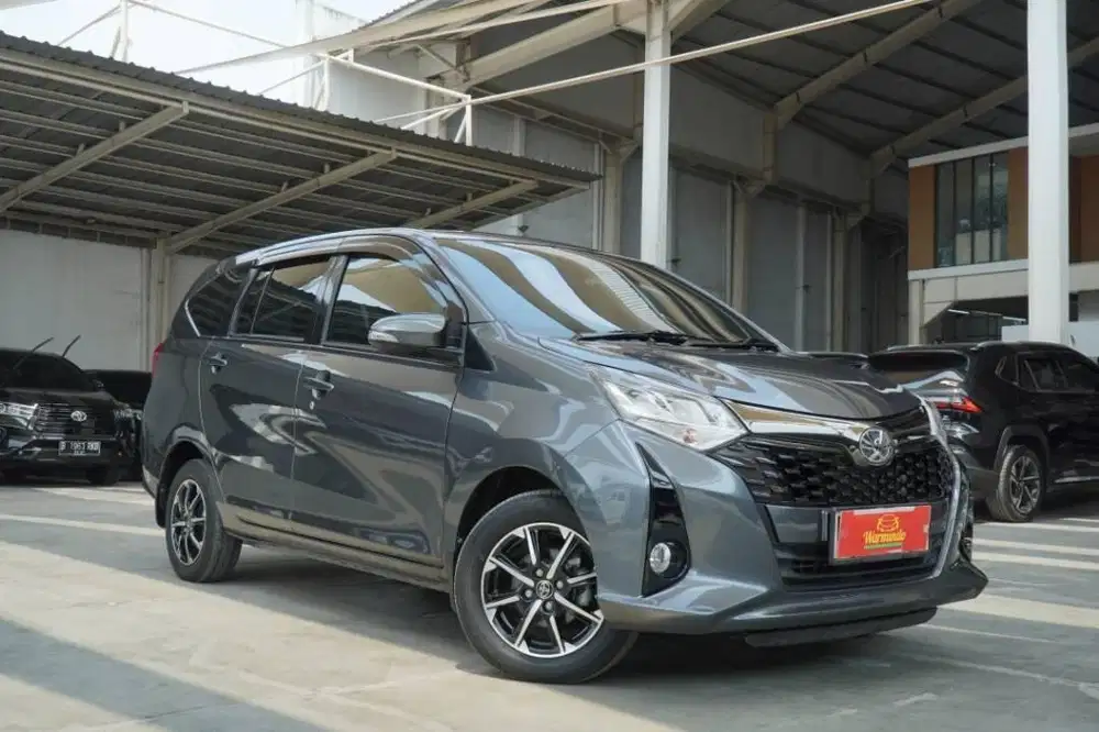 Toyota Calya 1.2 G Matic tahun 2022 Abu abu Grey AT DP minim 15 juta