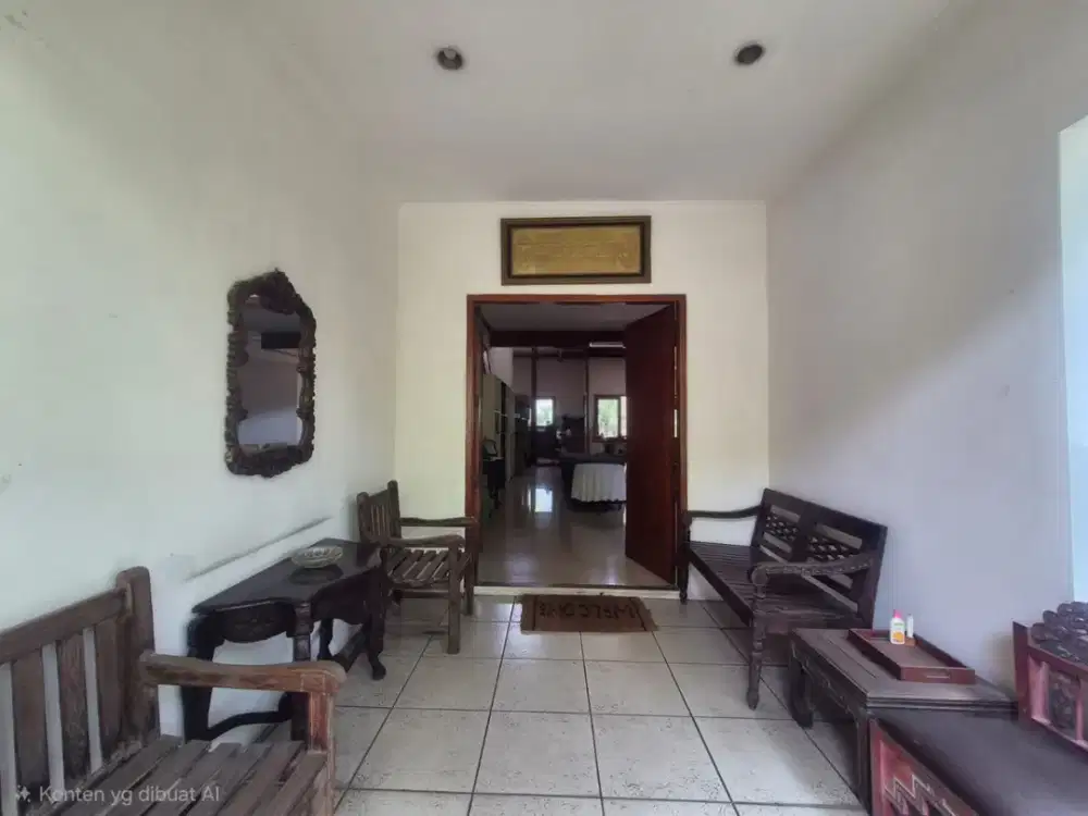 dijual rumah villa melati mas serpog utara tangerang selatan semi furnished