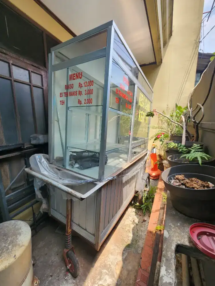 Gerobak Alumunium Bekas Jual Bakso
