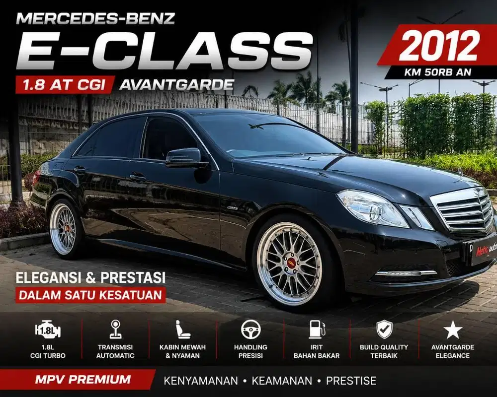 Mercy E250 At avg 2012/2013 km50rb an