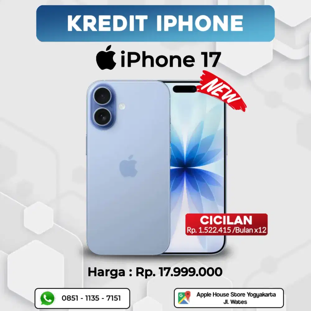 BISA KREDIT iPhone 17 256GB Mist Blue