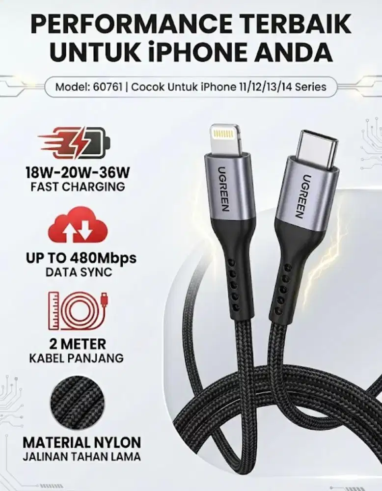 cabel data type c to lightening