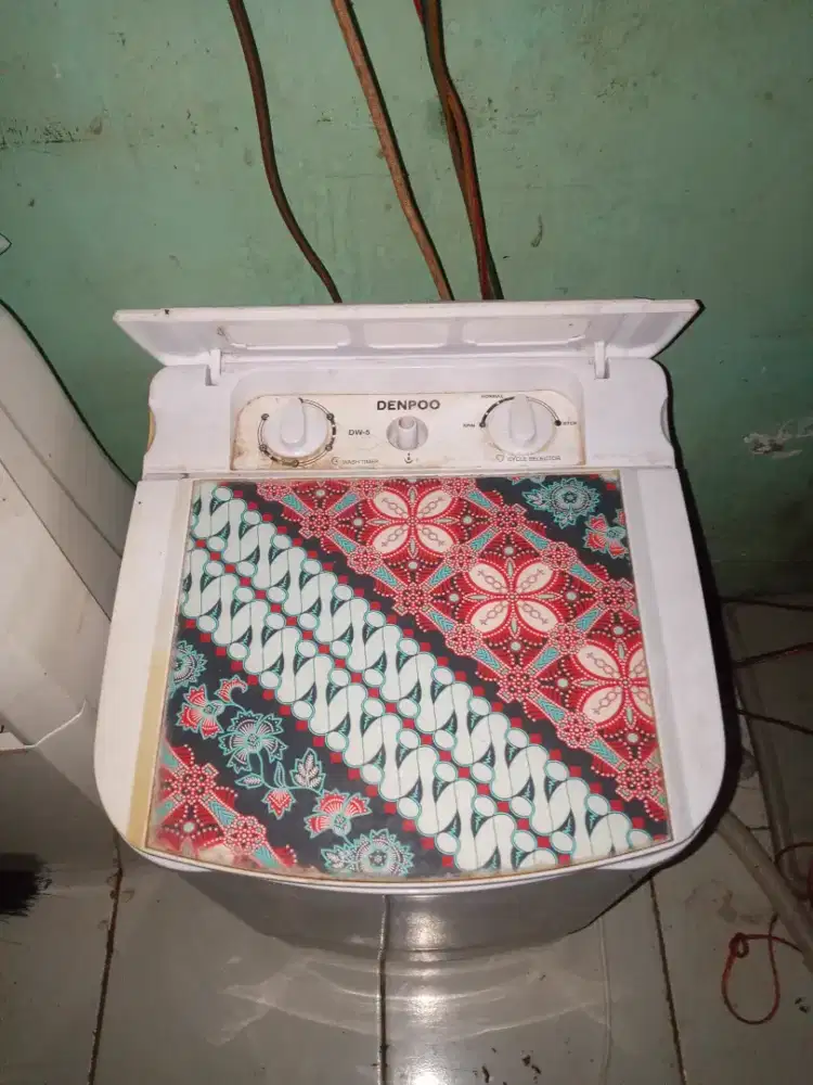 mesin cuci portable/mini merk denpoo 4kg