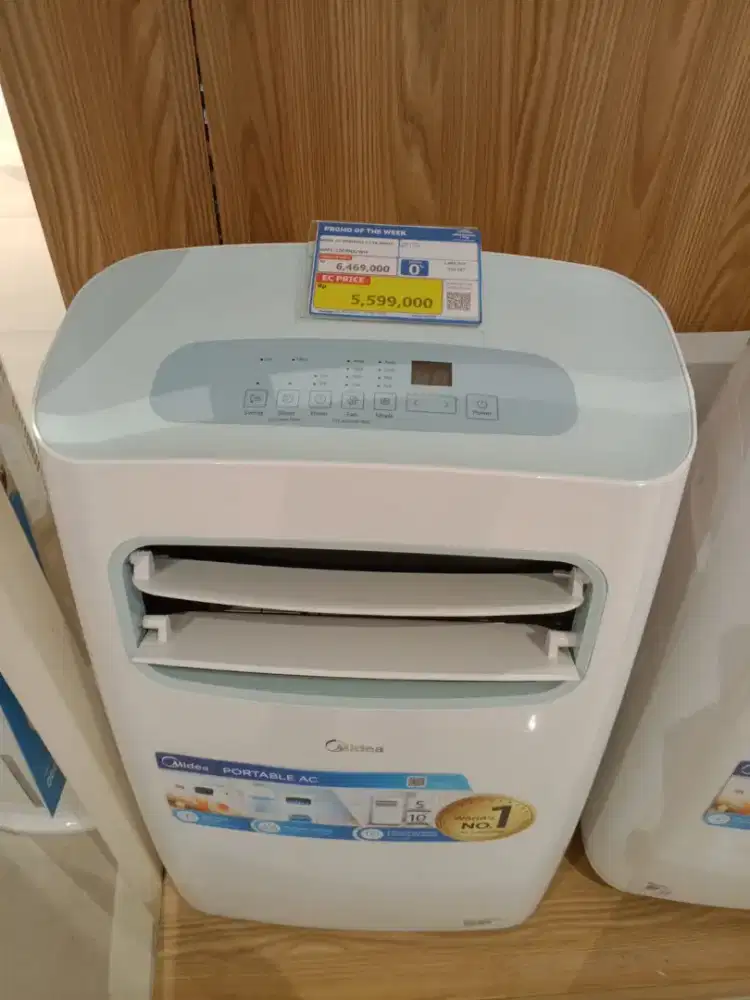 Midea AC Portable 1.5 PK White