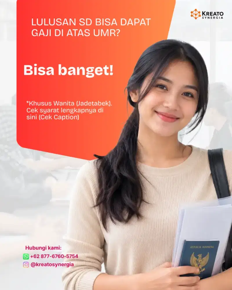 Dibutuhkan Tenaga Kerja Wanita