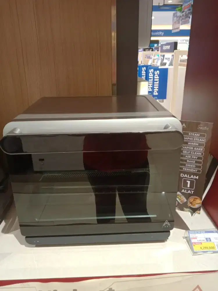 Arra Steam Air Fryer Oven Gray
